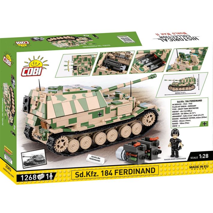 Lego top ferdinand tank